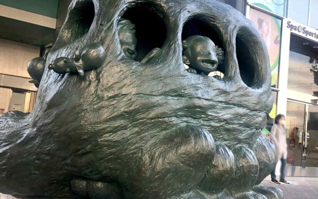 La statua di Totoro a Tokorozawa