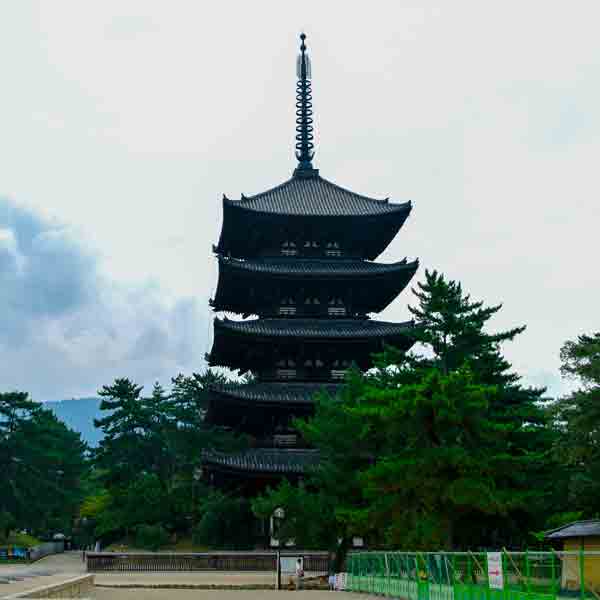 La pagoda a 5 piani di Nara