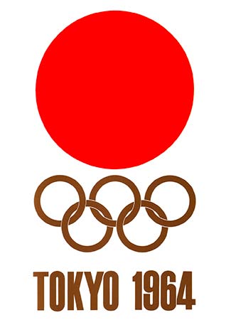 Logo delle Olimpiadi di Tokyo del 1964