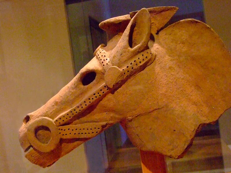  Testa di cavallo del periodo Kofun