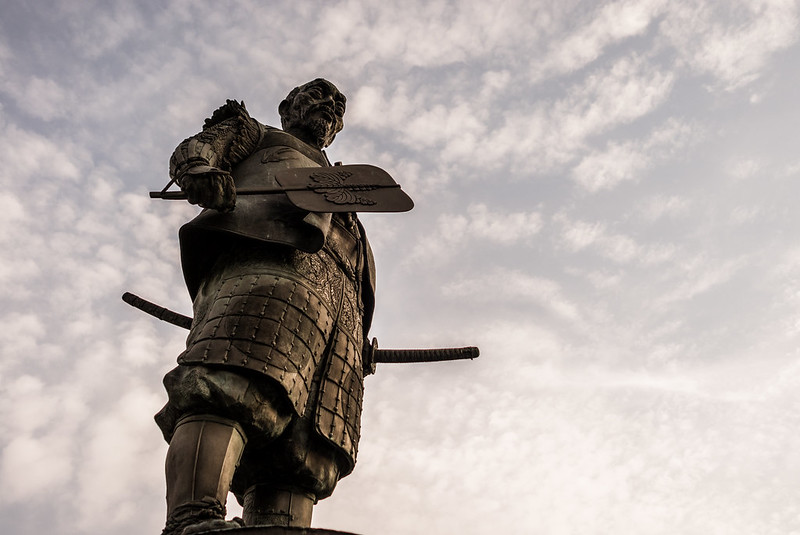 Periodi storici del Giappone: statua di Toyotomi Hideyoshi