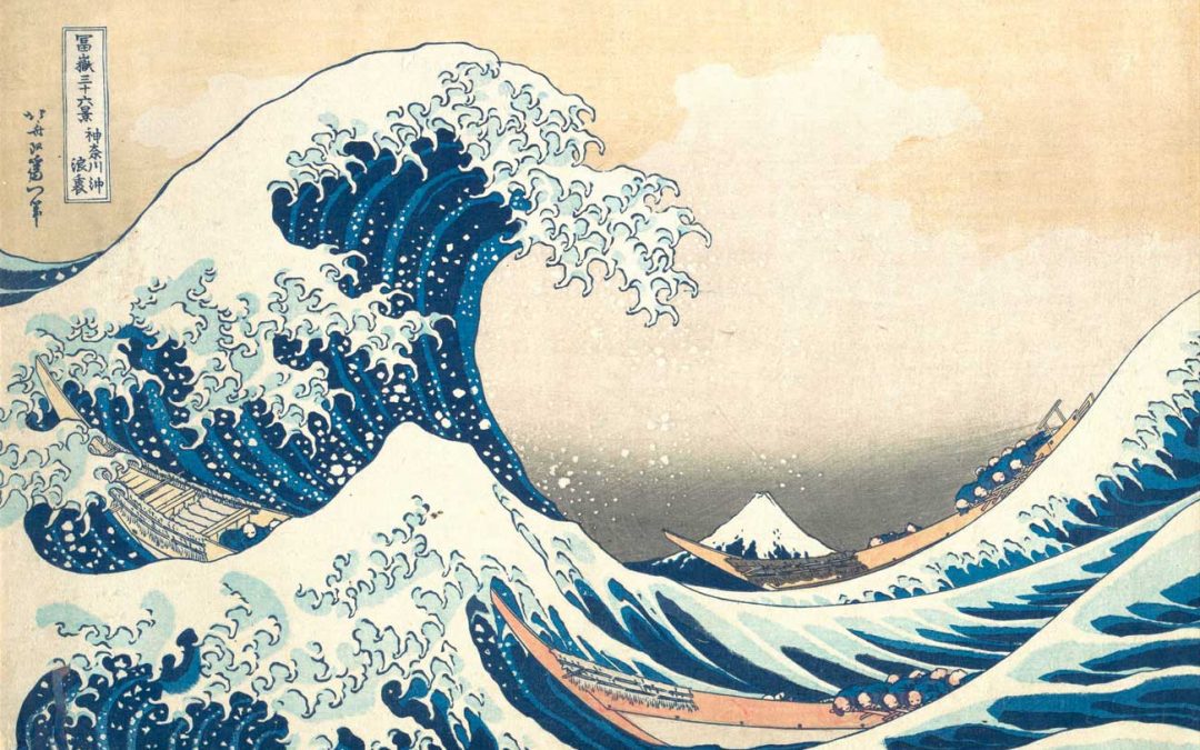 La grande onda di Kanagawa - Hokusai