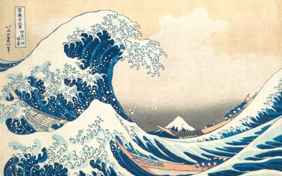 La grande onda di Kanagawa di Hokusai