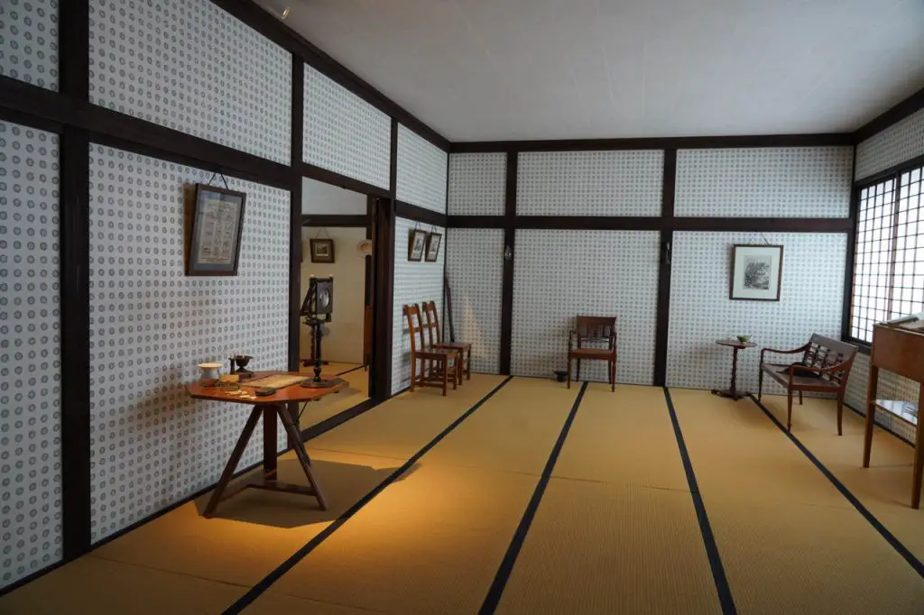 Una stanza di una casa di Dejima